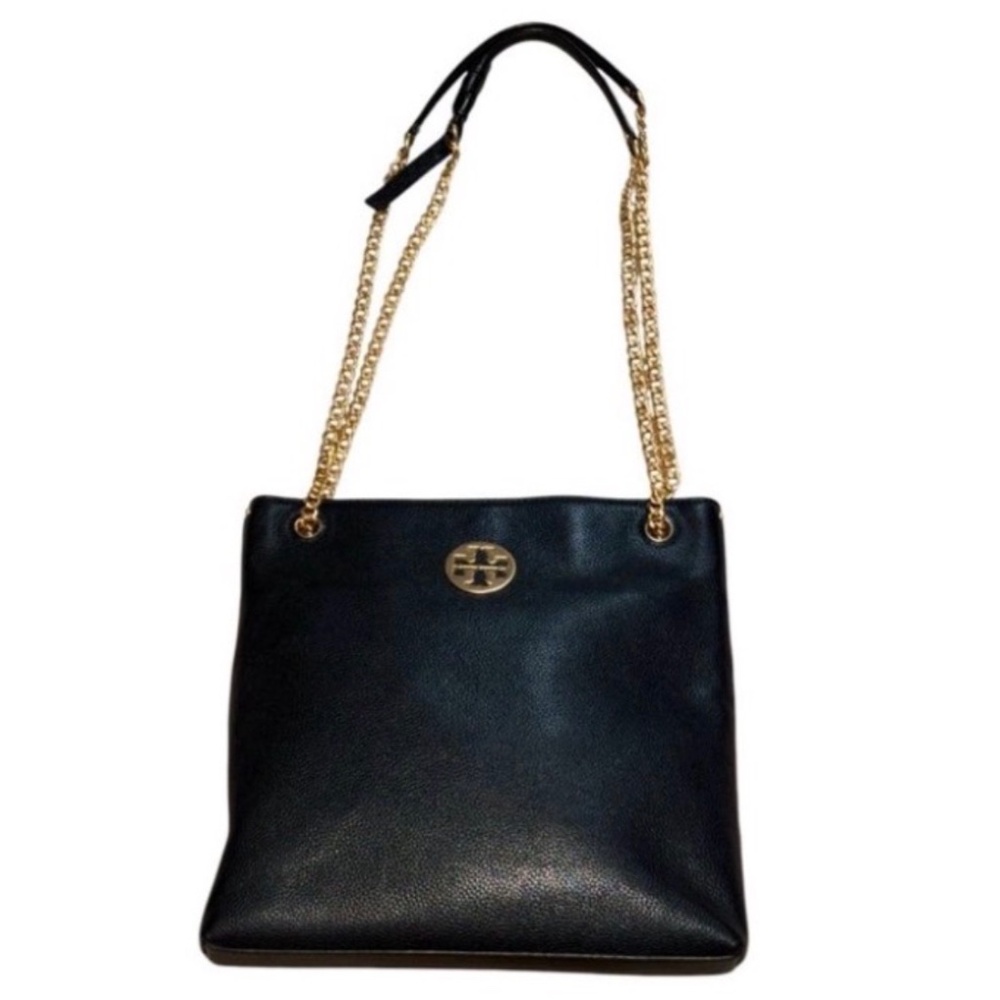 TORY BURCH | Black Carson SwingPack Leather Crossbody Bag - Picture 4 of 13